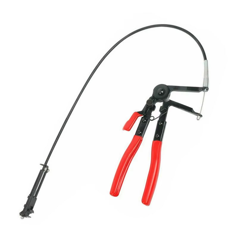 Auto Vehicle Tools Cable Type Flexible Wire Long Reach Hose Clamp Pliers for Car Repairs Hose Clamp Removal Hand Tools Alicate