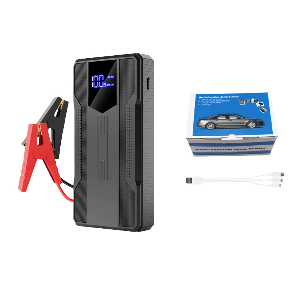 Multifunctional Power Bank 20000Mah Car Battery Charger Digital Display Car Booster Charger with Light Car Emergency Booster