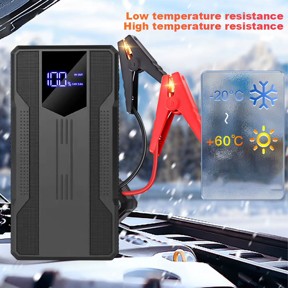 Multifunctional Power Bank 20000Mah Car Battery Charger Digital Display Car Booster Charger with Light Car Emergency Booster