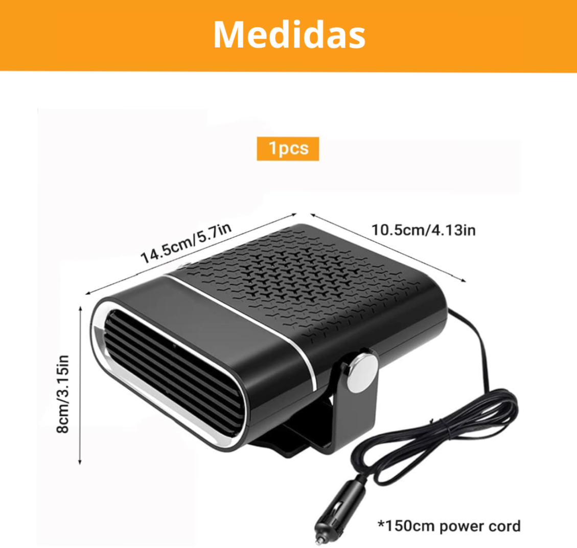 Calentador y enfriador portátil 2 en 1 de 12V