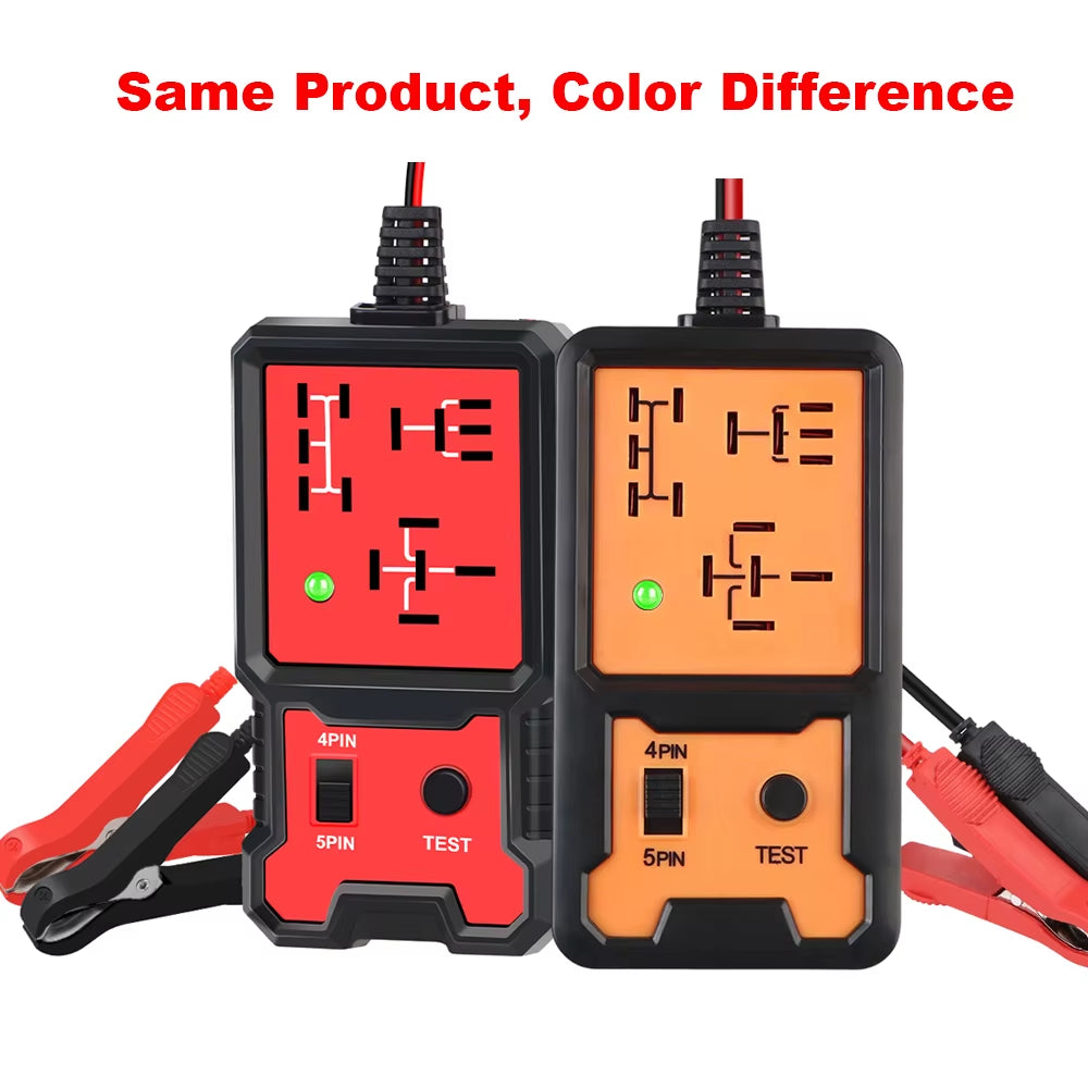 Automotive Electronic Relay Tester Car Relay Tester Universal 12V LED Indicator Light Car Battery Checker Car Accessories