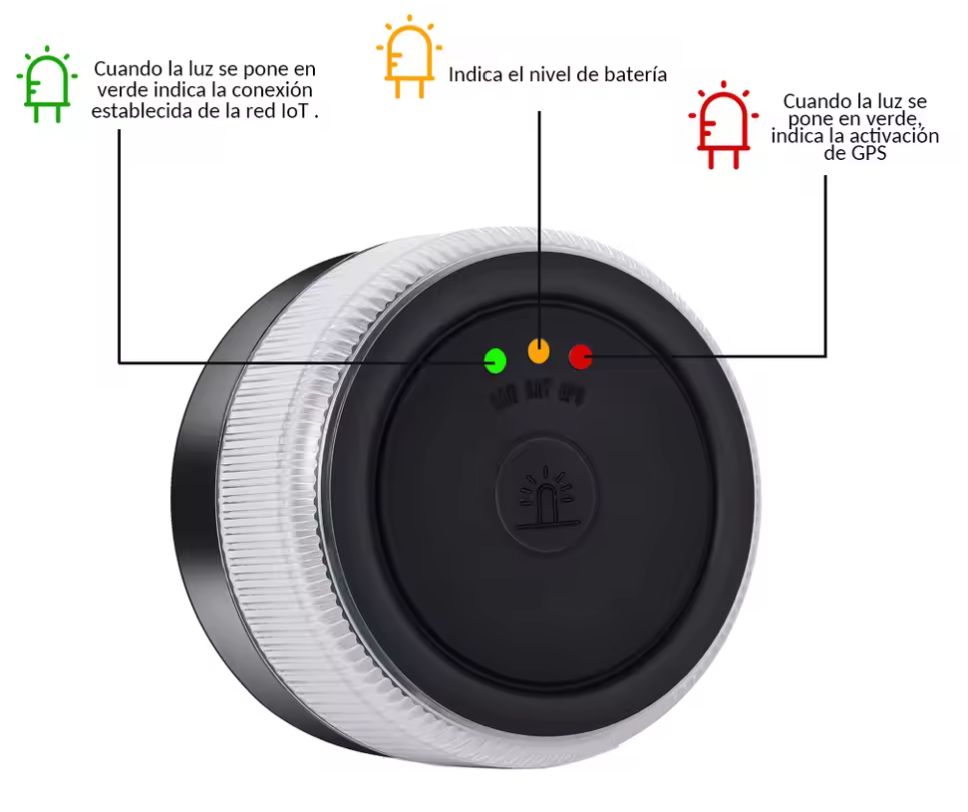Baliza V-16 homologada con geolocalización DGT 3.0
