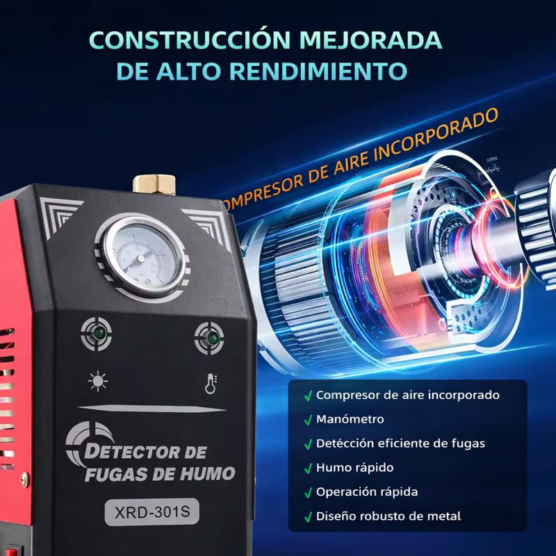 Kit de comprobación de fugas con humo